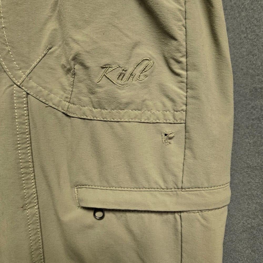 Kuhl Durango Cinch Leg Cargo Hiking Pants Women 10 REG Tan Utility Outdoor - Picture 3 of 10